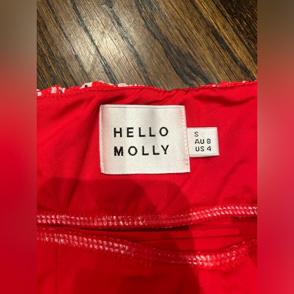 Hello Molly Red Floral Mini Dress - Picture 6 of 7